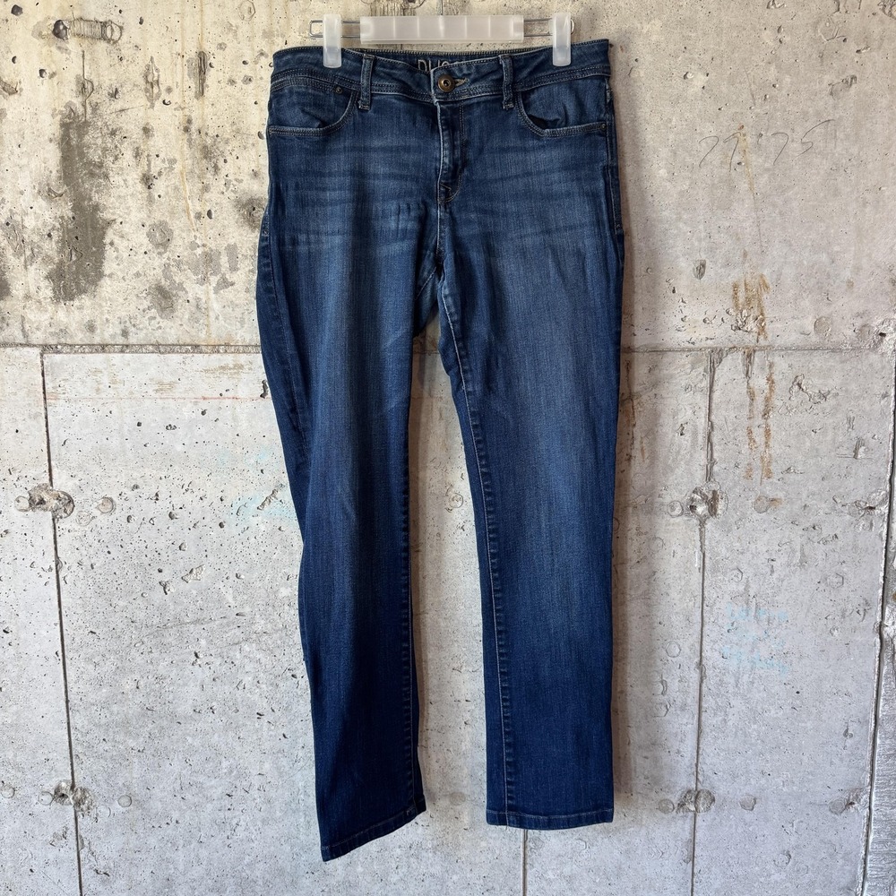 DL1961 Jeans Womens 30 Blue Medium Wash Grace Straight Stretch Denim Pants